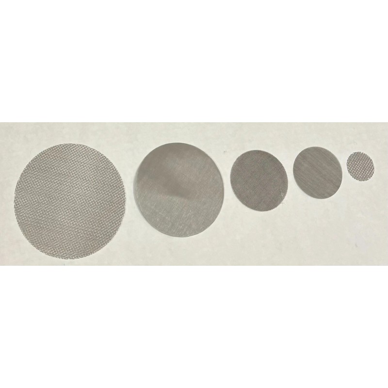 Stainless Steel 304 wire cloth disc 1" Dia 200X200 mesh