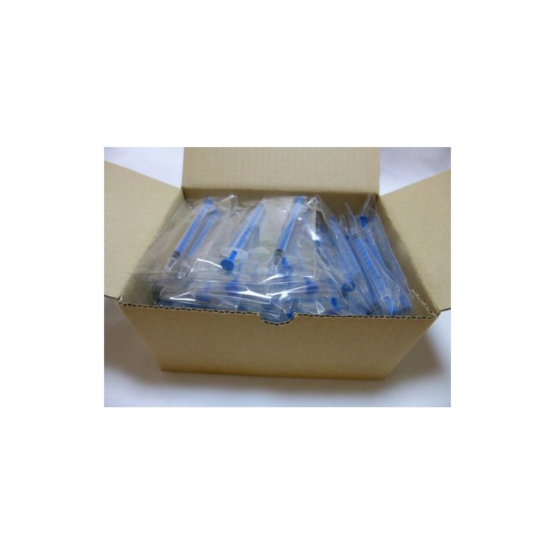 288 PPLS Lab Plastic Syringes No Needles 1ml Set of