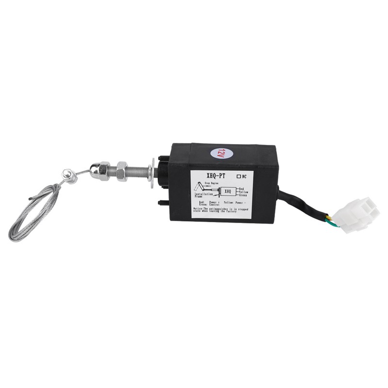 DC 12/24V Diesel Engine Flame Out Device Engine Stop Solenoid