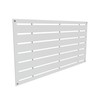 2'x4' Boardwalk Decorative Screen, White