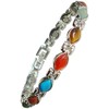Womens Magnetic Stoned Bracelet (Multicoloured)