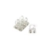 FIRST4MAGNETS Clear Plastic Magnetic Hooks - 1 in. x 3/4