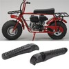 2Pcs Front Foot Peg Bracket Left And Right Black Footrest