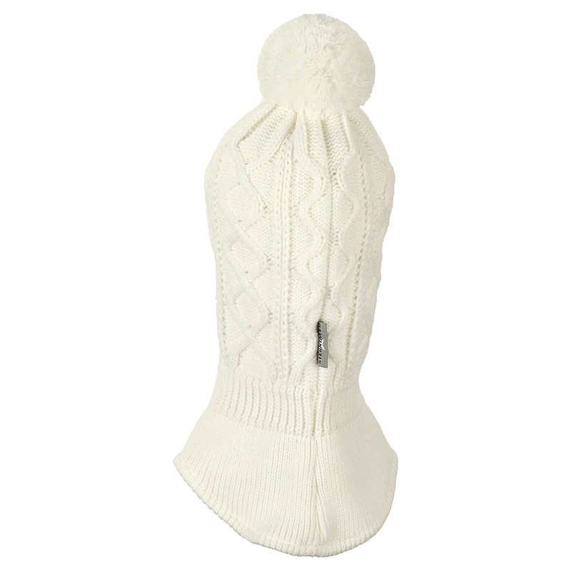 Sterntaler Baby Girls' Scarf Hat Toddler Scarf Hat Bobble Knitted,