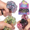 Tobar Confetti Squishy Mesh Ball Toy - 1 Colour Sent at Random