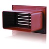 Blauberg UK Decor 81X136 Terracotta Flat Plastic Duct Air Brick
