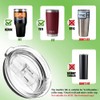 Tumbler Lids Spillproof for 20oz 30oz Yeti and More Cooler