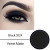 Erinde Paleta de sombra de ojos Mate Single Negro, 202