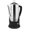 Elite Gourmet EC812 Electric 12-Cup Coffee Percolator with Keep Warm, Clear Brew Progress Knob Cool-Touch Handle Cord-less Serve, Stainless Steel