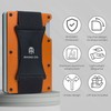 RHINO CO. Minimalist Metal Wallet RFID-Blocking Credit Card Holder with