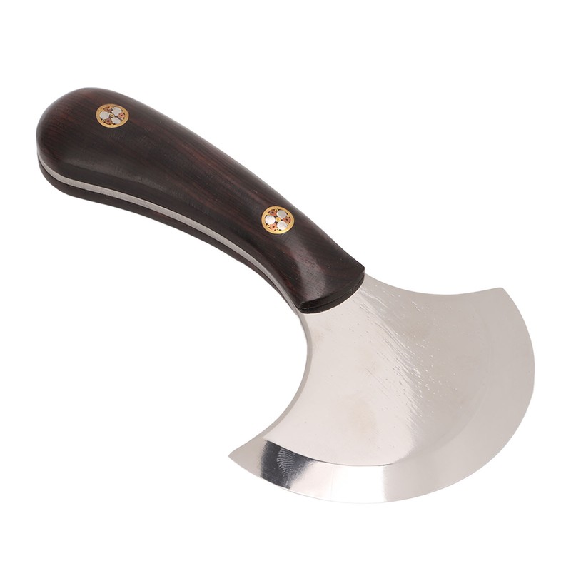Leather Round Knife DIY One Piece Grinding Powder Steel Incisive