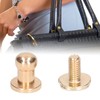 200 Sets Chicago Screws Round Head Rivets 8x6mm DIY Round