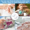 Pack of 2 Double-Sided Hand Brush, Nail Brush, Hand Wash