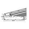 Exterior Inswing Threshold 4 9/16 inch with Composite Cap and