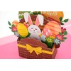 Happy Easter 3D Pop Up, Easter Eggs Bunny Flower Basket