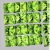 Unbranded PERIDOT GEM PRINCESS CUT LIME GREEN FACETED GENUINE GEMSTONE