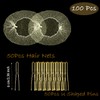 100Pcs Hair Net and Pin Set - 50Pcs 20" Invisible