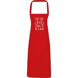 Hippowarehouse This Girl is Going to be a Mum Apron kitchen cooking painting DIY onesize adult
