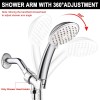Unbranded Head Holder Wall-mounted Adjustable Shower Arm Bracket Universal Handheld