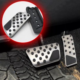 Unbranded Foot Brake and Gas Pedal for Jeep Wrangler JL JKU 2008-2017 Cover Accessories US