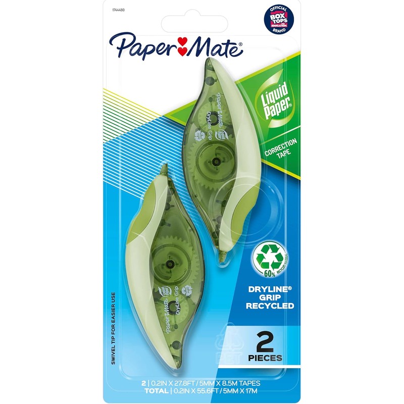 Liquid Paper DryLine Mini Correction Tape, 5 Pack