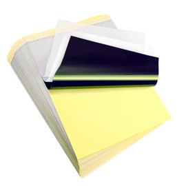 LIUMATE Tattoo Transfer Paper 100 Sheets Tattoo Stencil Paper for Tattooing to Skin, 4 Layers Premium Thermal Stencil Paper DIY Tattοο Tracing Paper for Tattoo Transfer Kit Tattoo Supplies A4 Size