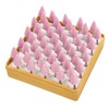 50 Pcs Grinding Bits Ceramic Triangular Cone Aluminum Oxide Grinding