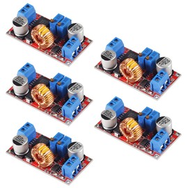 5PCS XL4015 Max 5 A DC-DC verstellbarer Buck Converter 4-38 V auf 1,25-36 V, Hochleistungs-LED-Konstantstrom-Treibermodul, DC auf DC XL4015E1 Step Down Netzteil Spannungsregler Modul