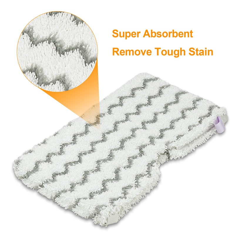 Jirmory 6 Pack Steam Mop Replacement Pads Compatible with Shark
