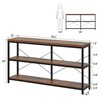 Nosepen Narrow Console Table, 55.1" Extra Long Entryway Sofa Table