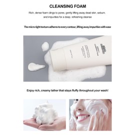 Cleansing Foam, 150ml – Gentle K-Beauty face wash for daily makeup removal. Hydrates and deeply cleanses skin. Non-irritating, Made in Korea.