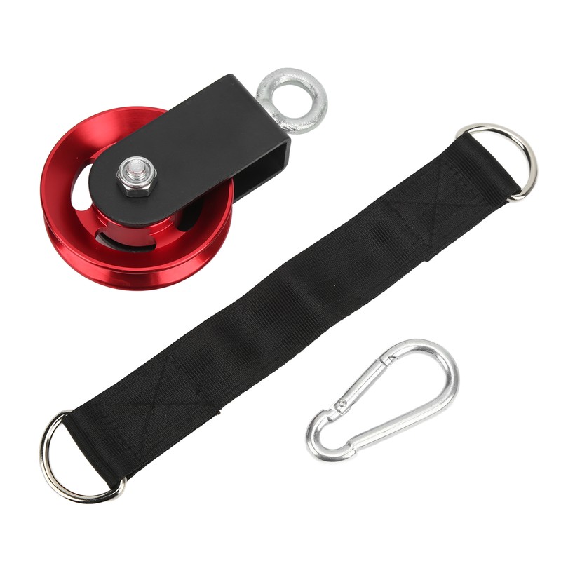 Cable Gym Fitness Pulley Small Hanging Pulley 360 Degree Rotating