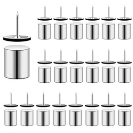 50 Sets Magnetic Pushpins, Magnet Thumbtack, Poster and Photo Hangers for Walls Bulletin Boards