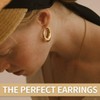 FDCGAS Earrings - 1 Pair of Hoop Earrings for Women,