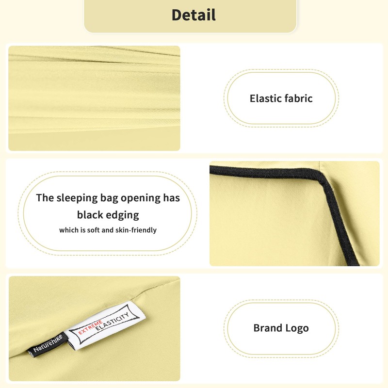 Naturehike Hut Sleeping Bag, High Elasticity, Thin and Small Packaging