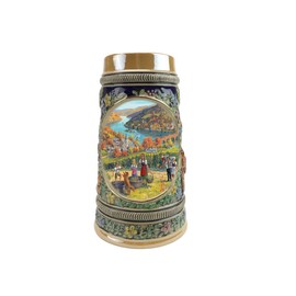 OktoberfestHaus 'Herbst' (Fall) 0.55 L Stein - German Gift for Men, Collectible Beer Stein (#3/4) - Perfect for Beer Lovers