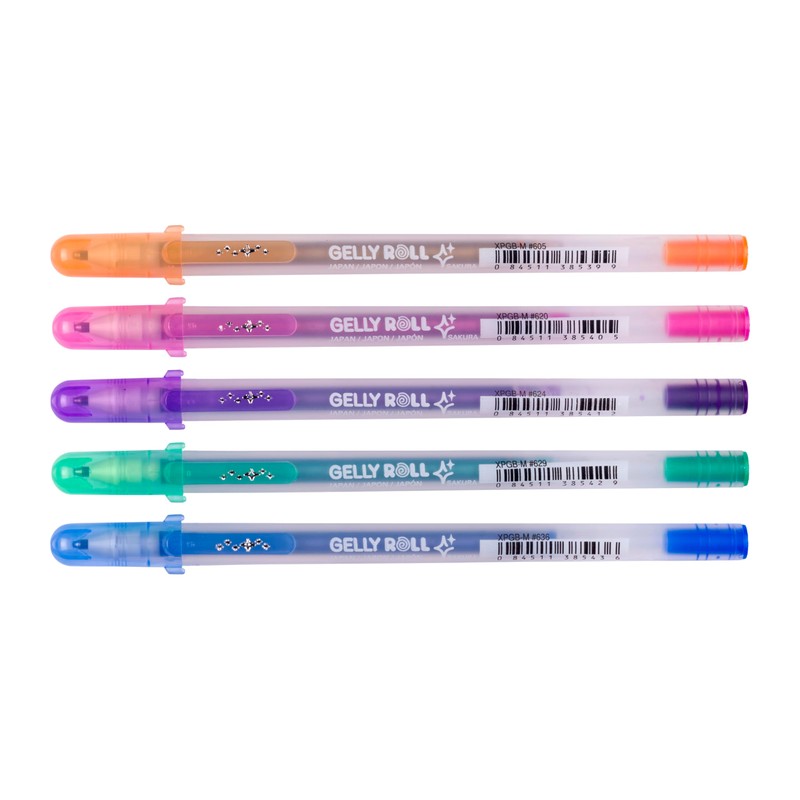 SAKURA Gelly Roll Silver Shadow Gel Pen Set - 5