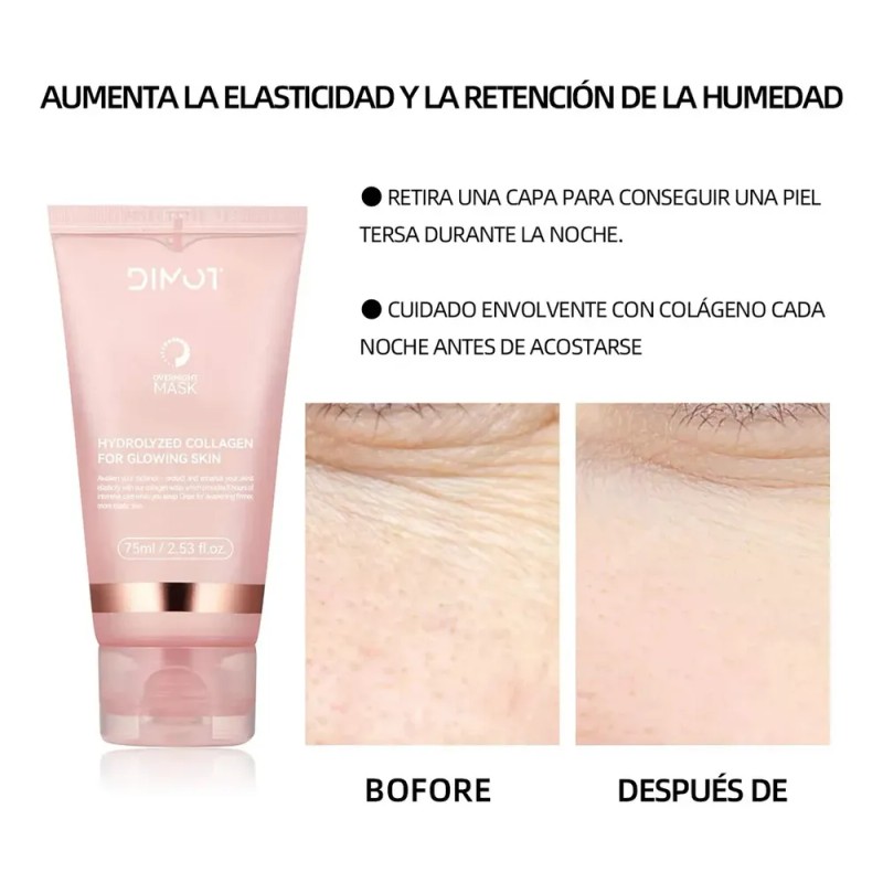 Mascarilla Facial De Colageno Wrapping Mask Nocturna 75ml Tipo de