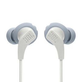JBL Endurance Run 2 Wireless, FlipHook, Never Hurt. Never Fall Out, Waterproof, Up to 10 Hours of Wireless Playback, Hands-Free Calls, White