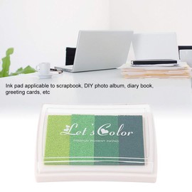 Almohadillas de Tinta para Sellos, Cojines de Tinta Artesanal Manualidades, Almohadillas de Tinta Lavable para Dedos Niños DIY Acuarelas Graffiti Sellos De Goma Papel Tarjeta Boda