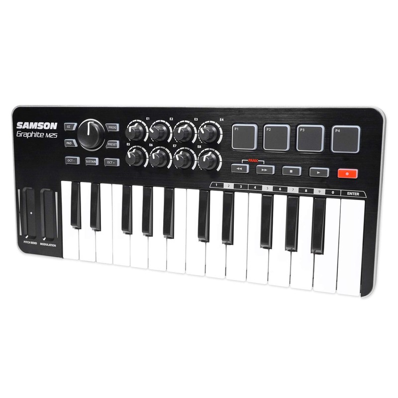 Samson Graphite M25 Mini USB MIDI Controller