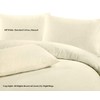 Off-White Thermal Flannelette Fitted Bed Sheet 30cm Deep 100% Soft