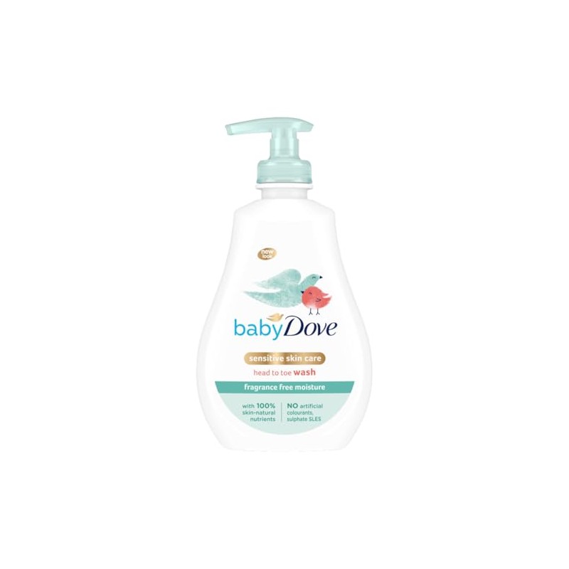 DOVE BABY BODY WASH FRAGANCE FREE SENSITIVE 200ML
