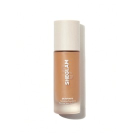 SHEGLAM Skinfinite Hydrating Foundation Flawless Dewy Foundation Hydrating Coverage Invisible Pore Concealer Pore-less Non-Greasy Lightweight Natural Soft Liquid Foundation-Walnut