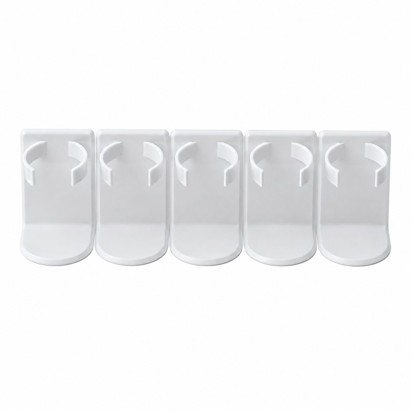 Adhesive Storage Rack for Bathroom Organization – Slim Plastic Wall-Mount