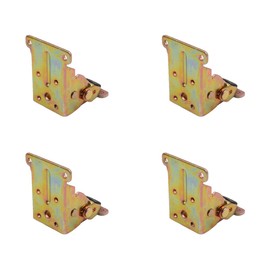 Hsthe Sea 4 Pack Folding Table Legs,Folding Brackets Heavy Duty,Self Locking Hinge,Hardware Hinges for Home Furniture Accessory Connector