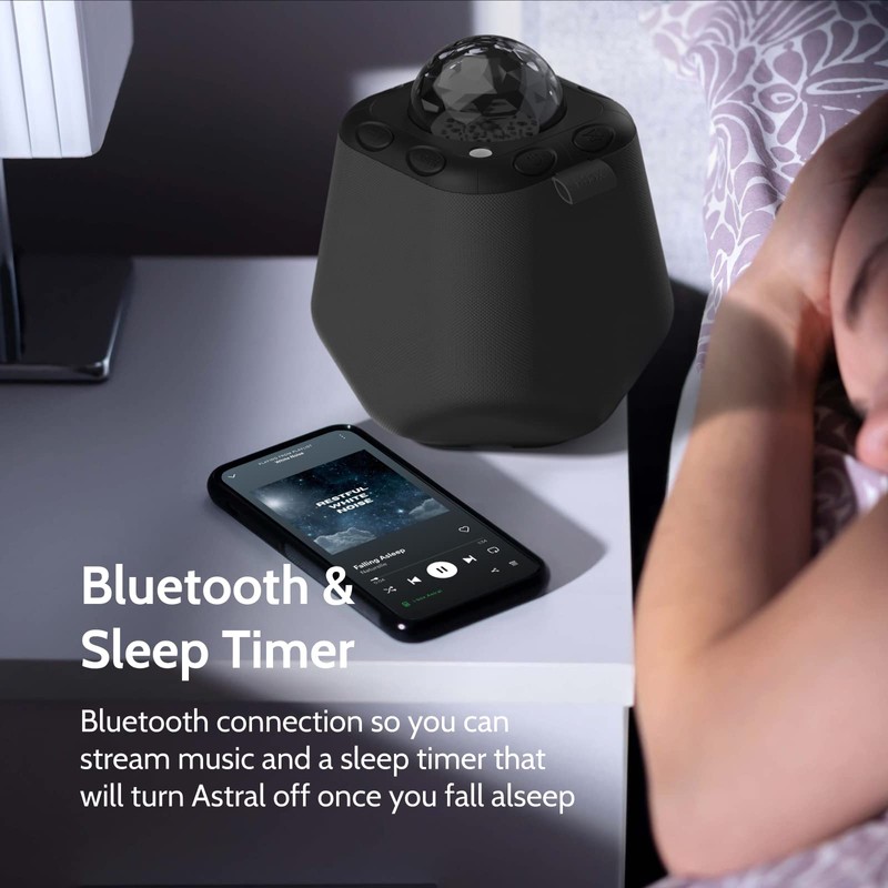 i-box Galaxy Projector, Bluetooth Speaker, Star Projector 6W Stereo Speakers,