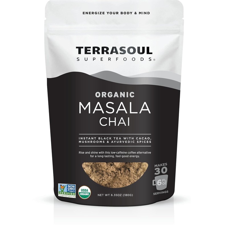 Terrasoul Superfoods Organic Instant Masala Chai, 6.35oz - 30 Servings