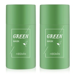 Green Tea Purifying Clay Mask, Green Tea Face Mask,Blackhead Peel Off Mask Purifying Clay Stick Facial Mask, Face Moisturizes Oil Control, Deep Clean Pore, Improves Skin, for Women Men All Skin Types