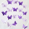 2 PCS 110 inch Butterfly Hanging Garland, 3D Paper Bunting